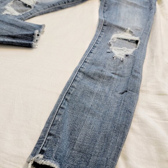 Skinny stretchy distressed jeans - Picture 4 of 5